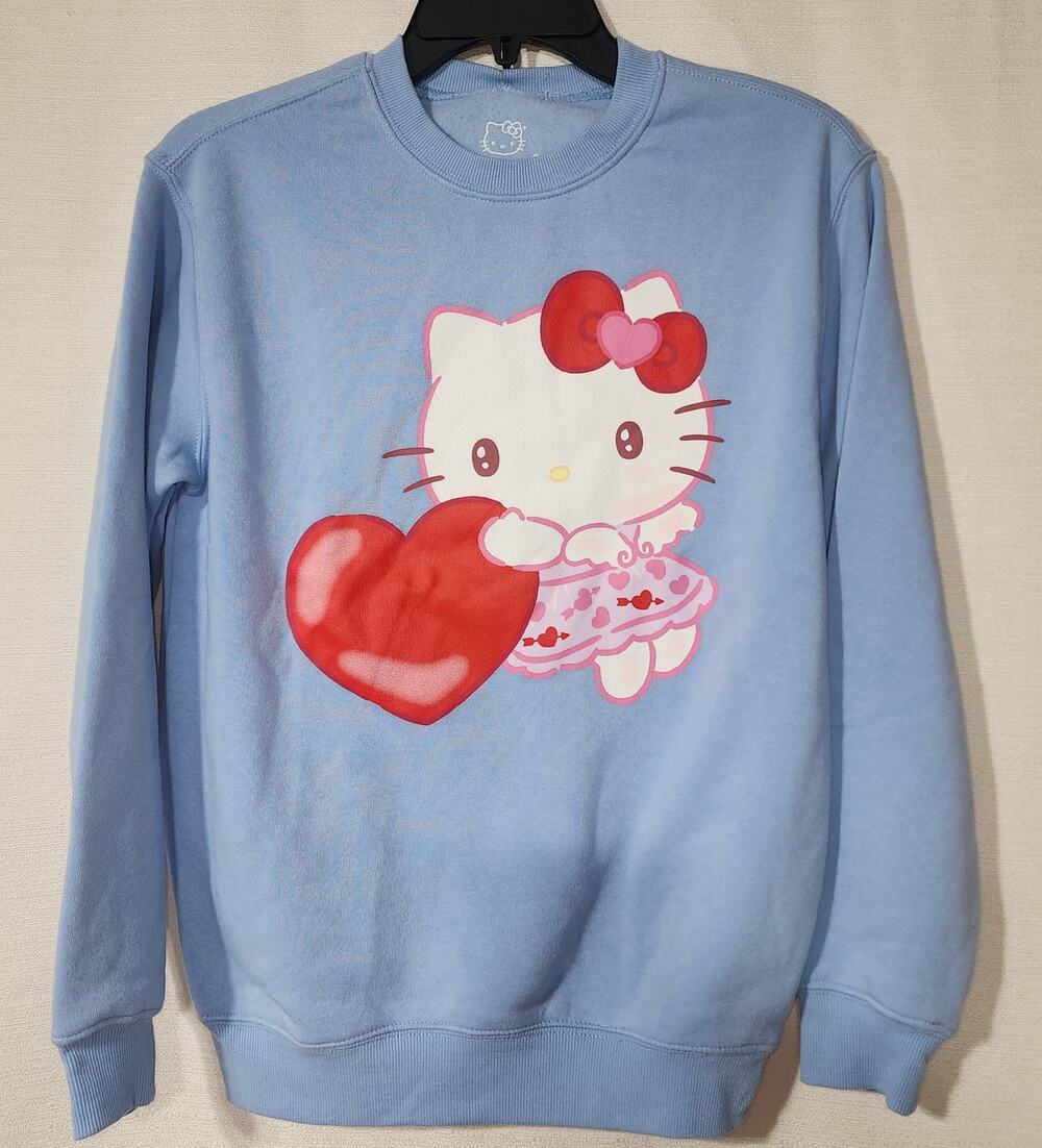 Hello kitty valentine sweatshirt women's graphic XXS